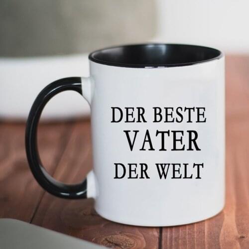 The Worlds Best Father mug French Spanish German Russian Italian 11oz Ceramic Creative Tea Cup Coffee Mugs Dad Birthday Gift