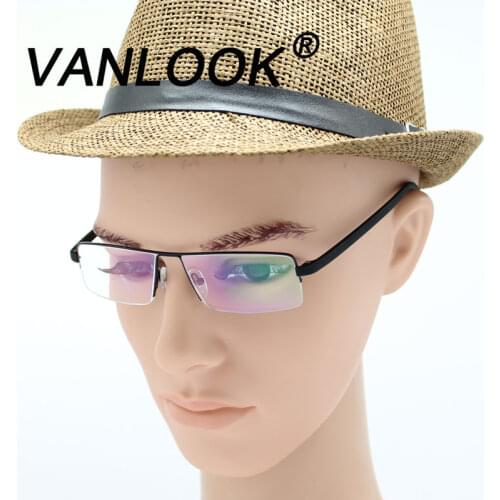 Men Reading Glasses For Sight Computer Spectacles Gafas Lectura Retro Optical Metal Eyeglass Frame +1.0 1.5 2.0 2.5 3.0 3.5 4.0