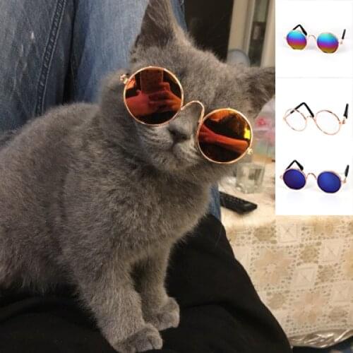 Hot Sale Pet Cat Glasses Pet Products Eye-wear Dog Cat Pet Sunglasses For Photos Props Accessories Pet Supplies Cat Glasses