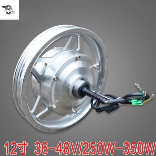 On Behalf of Driving Electric Folding Bike 12 Inch Brushless Toothed High Speed Motor 36/48V 250/350W Brushless Hub Motor