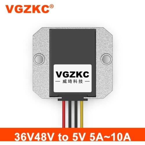 36V 48V to 5V 5A 8A 10A DC buck-regulator 48V to 5V car power converter waterproof