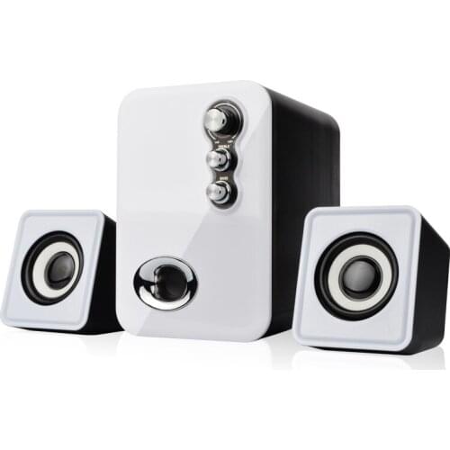 Wired Mini Computer Speakers USB 2.0 Stereo Portable PC Speaker 2.1 Subwoofer Multimedia Mini USB Laptop Desktop Speaker