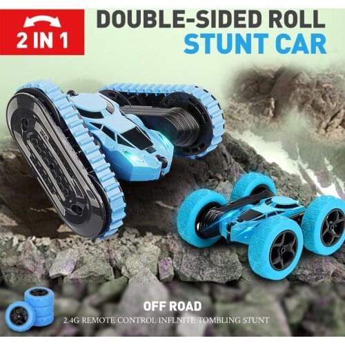 RC Car 2.4Ghz 4CH 1:16 Stunt Drift Deformation Car Radio Control Car 360 Degree Flip RC Vehicle Toys with LED Light