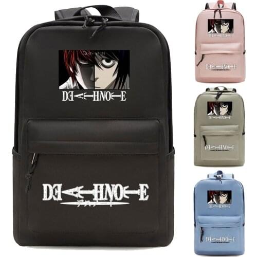 Death Note Backpacks Men Women Travel Bags Boys Girls Bookbag New Pattern Knapsack Students School Bags Rucksack