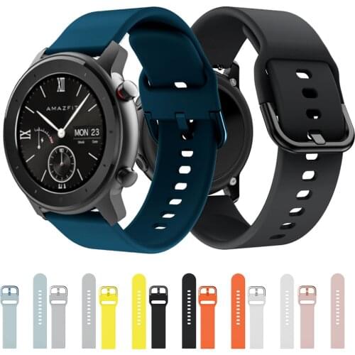 Replacement Silicone Strap Band For Huami Amazfit GTR 42 47mm Watch band Sport bracelet 20 22mm watchband For Amazfit Bip Youth