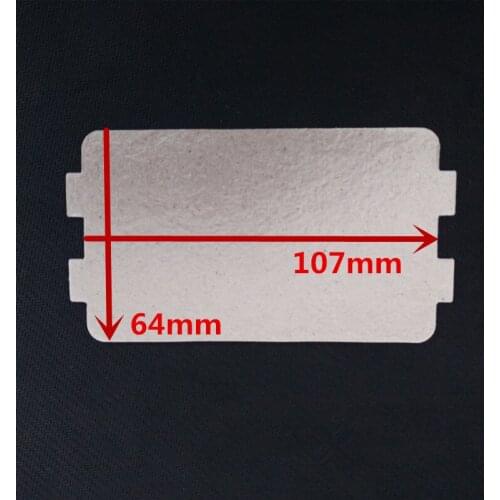 Thicker Microwave Oven Parts quality thickness mica sheet 107X64mm