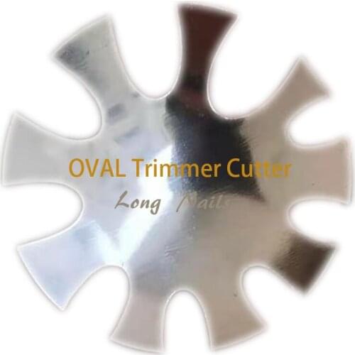 9size Easy Trimmer Acrylic Tips Cutter 13types Long-Oval Sharp Stiletto 4.8-7.5cm French "V" LongNails DIY Nailart Trim TOOL T1M