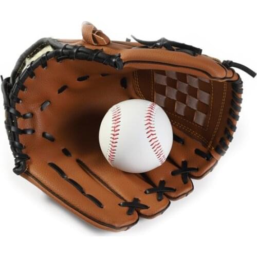 Thickened Infield Pitchers Baseball Gloves Softball Gloves Children Adults