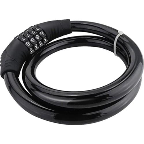 Bike Bicycle Lock High Security 4 Digit Resettable Combination Coiling Cable Lock Best for Bicycle Outdoors Bike accessories