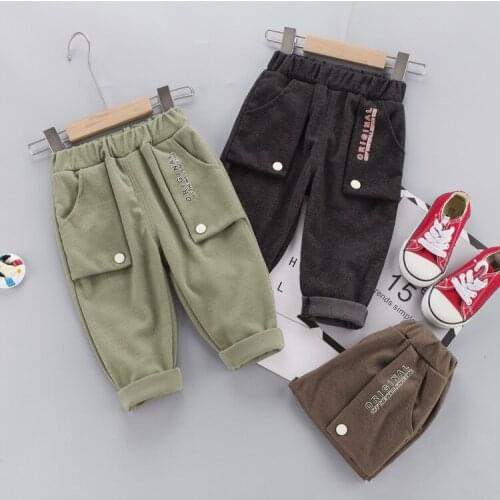 0-6T Baby Jeans Girls Jeans Boys Clothes Boys Pants enfant jean Spring Autumn Stretchy Denim trousers Toddler Clothing