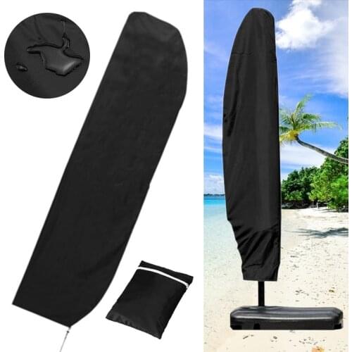 1PC Umbrella Cover Parasol Outdoor Courtyard Beach Umbrella Cover Garden Waterproof Folding Easy To Fitting Cover Accessories