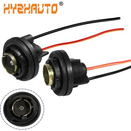 2Pcs 1156 Ba15s T15 W16W P21W Bulb Socket 1157 BAY15D P21/5W Light Base Holder Adapter Harness Connector Car Light Socket