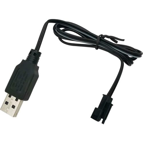 3.6V Ni/Cd Batteries Charging Adapter Cable USB to SM Plug For RC Drone Toys