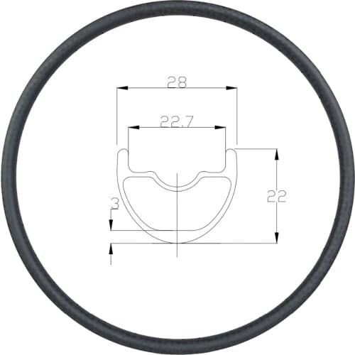 300g 29er MTB XC race marathon clincher tubeless carbon rim 28mm hookless 22mm deep 12K matte glossy 24 28 32 Holes 29in wheel