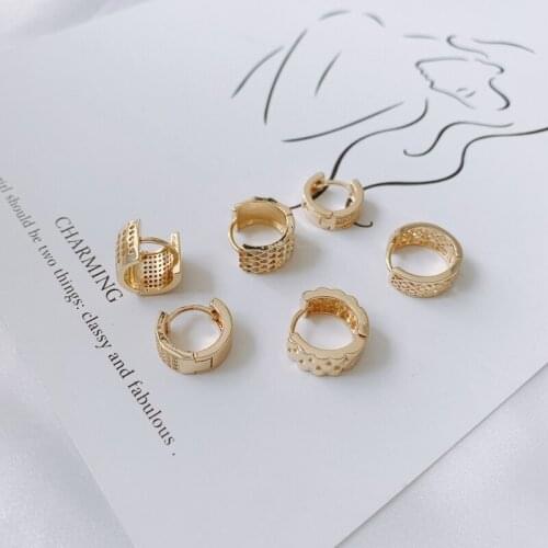 DIY jewelry accessories alloy ring ear clip earrings jewelry accessories materials
