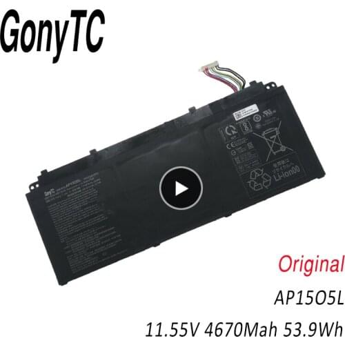 AP15O5L Battery For Acer for Aspire S5-371-52UK S5-371-757T S5-371-572Z/70P9 11.55V 4670mAh Genuine AP1505L Swift 5 SF515