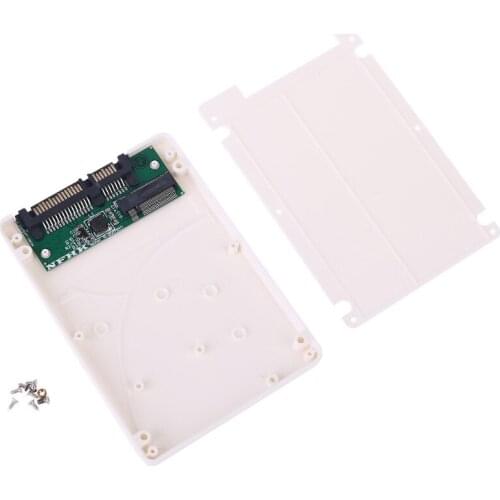 C7AB M.2 NGFF Sata3 SSD to 2.5 Inch SATA Adapter Card Hard Disk Case Enclosure Box
