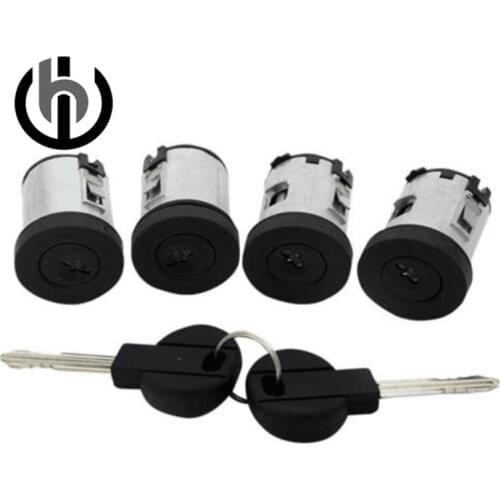 4pcs Universal door lock cylinder with 2 keys For Peugeot expert 806 Citroen Fiat 9170.ay 4162.c9 4162.pa 9926.q7 256528