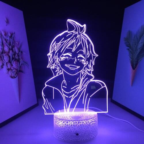 Haikyuu Oikawa Tooru LED Night Light Lamp for Child Birthday Gift Bedroom Decor Nightlight Kids Oikawa Tooru 3D Lamp Haikyu