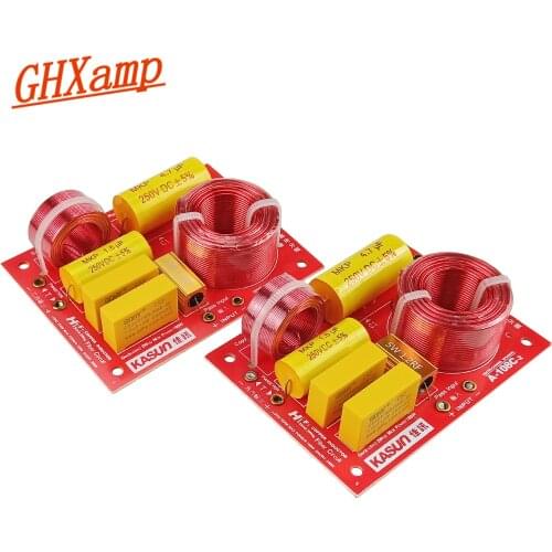 Crossover 5.1 Speaker Central Channel Audio Frequeney Divider one Tweeter +Dual Bass Board 130W 3300HZ