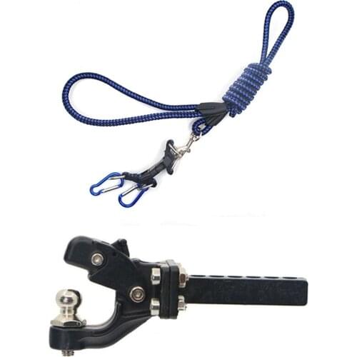 Hitch Trailer Hook with 1PCS Tow Rope and Hook for 1:5 1:8 1:10 Scx10 90047 Traxxas Trx4 Rc Car