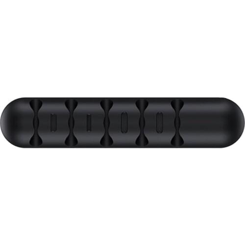 Magnetic Storage Mobile Phone Charging Cable Desktop Organizer Data Cable Silicone Fixing Clamp Office Power Cord Holder