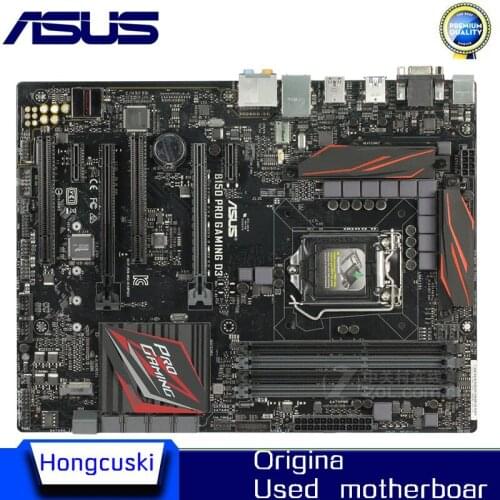 For Asus B150 PRO GAMING D3 Desktop Motherboard Socket LGA 1151 DDR3 B150 SATA3 USB3.0 Motherboard