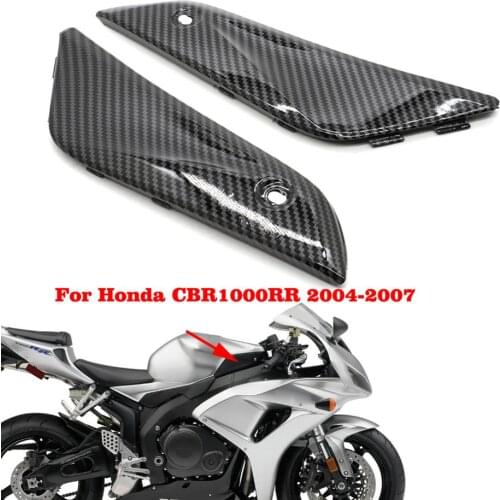 1 pair Motorcycle Left Right Gas Tank Side Panel Cover Fairing Frame For Honda CBR 1000 RR CBR1000RR 2004 2005 2006 2007