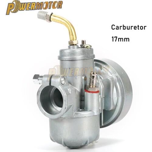 PowerMotor 17MM Motorcycle Carburetor FOR PUCH 17 Bing Dax Replacement BIKE Carburetor Moped Bike Fit PUCH 17mm Carb Bing Style