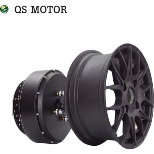 QS Motor 3000W 260 V4 High Effctive 12x5.0inch Detachable In Wheel Hub Motor for Electric Car and ATV Car