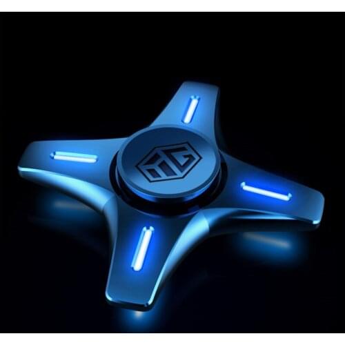 New Mater Alloy Luminous Fidget Spinner R188 Mute Bearing High Speed Stability Hand Spinner Gyro Fidget Stress Relief Toys Gifts