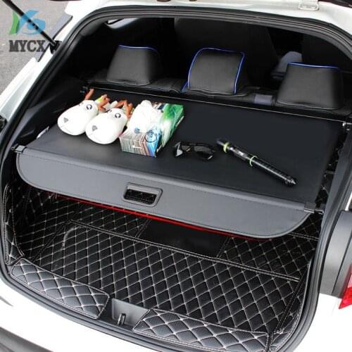 Car Styling! Black Car Rear Cargo Cover Trunk Shield Security Cover Parcel Shelf For Toyota C-HR CHR 2016 2017 2018 2019 2020