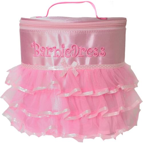 Girls ballet dance bag schoolbag for girls pink lace backpack lovely ballet dancer training & perform bags mochila escolar