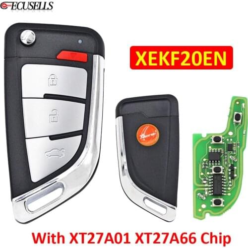 XEKF20EN Xhorse VVDI Super Remote Car Key with XT27A01 XT27A66 Chip Work for VVDI2 / VVDI MINI Key Tool / VVDI Key Tool Max