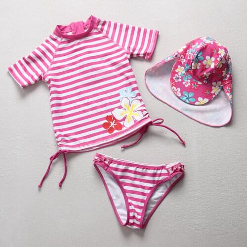 Girls Swimwear 1~7Year Baby Girls Swimsuits Unicorn One Piece Children Surfing Suits Kids Bathing Suits Beachwear-ST122 MIX