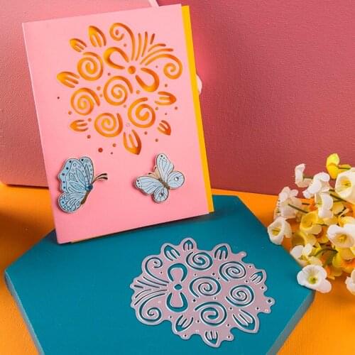 Swirl frame Metal Cutting Die Stencil for DIY Embossing Paper Photo Album Gift Cards Making Scrapbooking Craft Mould Dies