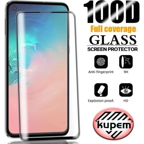 100D Tempered Glass For Samsung Galaxy Note 20 Ultra S21 S20 S10 S9 S8 Plus S10E S105G S20FE Note 10 9 8 S21U Screen Protector