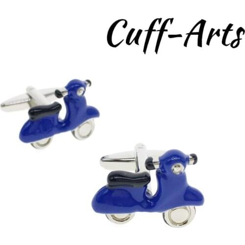 Cufflinks for Men Blue Scooters Cufflinks Mens Cuff Jewelry Mens Gifts Vintage Cufflinks by Cuffarts C10303