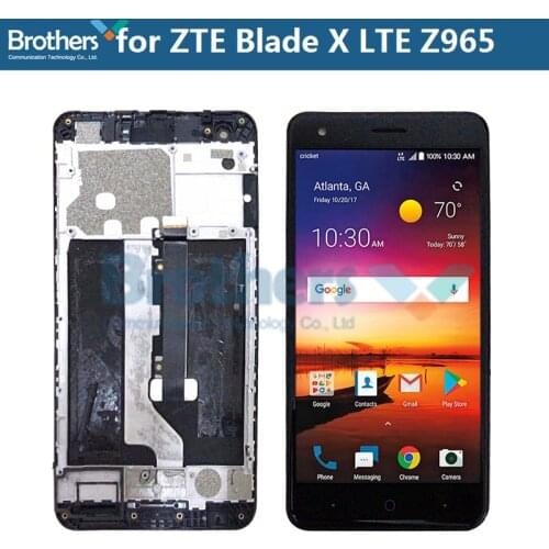LCD Screen For ZTE Blade X LTE Z965 LCD Display for ZTE Z965 LCD Assembly Touch Screen Digitizer Phone Replacement Test Original