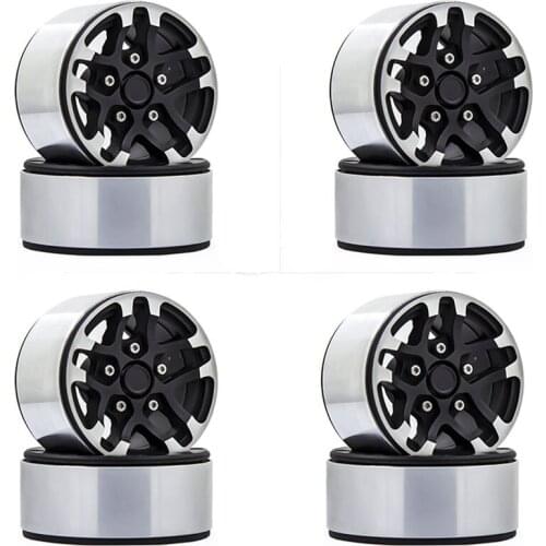 1.9inch Wheel Hubs Wheel Rims Beadlock for 1/10 Traxxas TRX4 Defender Axial SCX10 90046 RC Crawler Car Accessories
