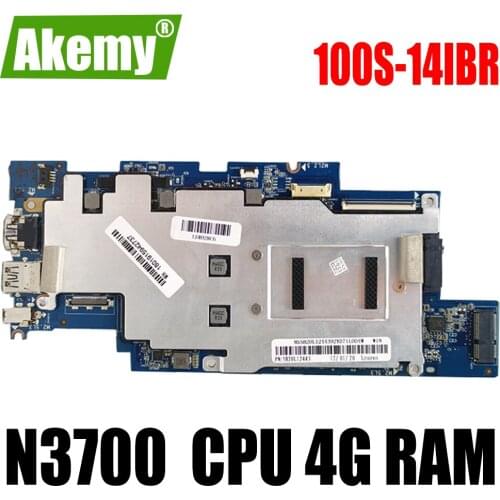 1501B_01_01 100S-14IBR motherboard For Lenovo IdeaPad 100S-14IBR notebook motherboard CPU N3700 4G RAM 100% test work