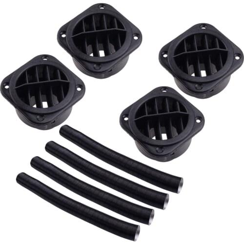 4 Sets 42mm Heater Duct Hose Pipe with Air Vent Outlet Fit for Webasto Eberspacher Domestic Planer Car Accessorie
