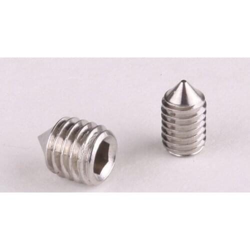 5PCS Stainless Steel 304 Cutting-Edge Tight Set Screw Top Wire Jimi Headless Set Screws M6 * 8