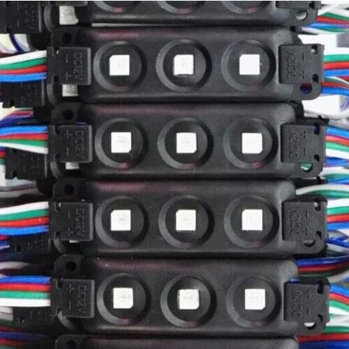 5050 Led Module 3 LEDs 4 LEDs Advertising Module Light Light box Sign box Display Backlighting RGB White Red Green