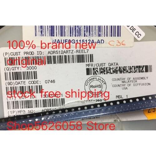 ADR512ARTZ-REEL7 SOT23 100% new original freeshipping 20PCS/LOT STOCK