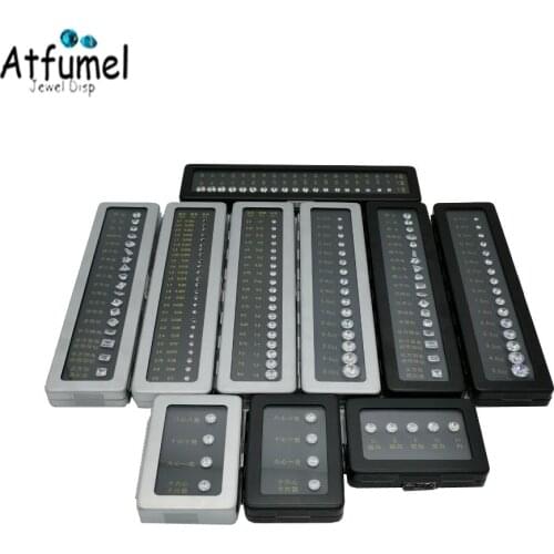 Diamond standard Carat Weight Diameter Colorimetric Clarity Cut Scale Master Stone Round Shape Zirconia Stone Tester Tools