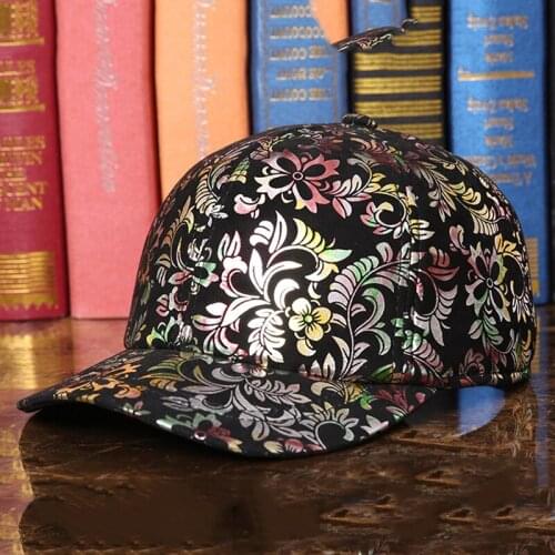 Spring Autumn Genuine Leather Baseball Cap In Men Women Brand New Warm Print Novelty Real Sheep Leather Caps Hats Adjustable