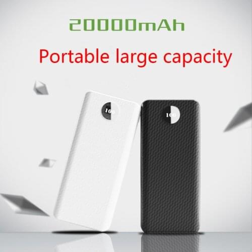 No Battery) Dual USB Type-C Power Bank Shell DIY Kit 20000mAh 8 x 18650 Battery Charger Case Micro USB Port for Mobile Phones