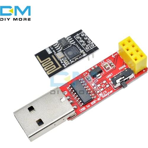 CH340 USB to ESP8266 Serial ESP-01 ESP-01S ESP01 ESP01S Wireless Wifi Developent Board Module for Arduino Programmer Adapter