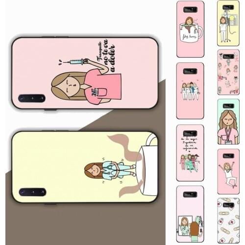 Yinuoda Medicine Nurse Doctor Dentist Phone Case for Samsung Note 5 7 8 9 10 20 pro plus lite ultra A21 12 72